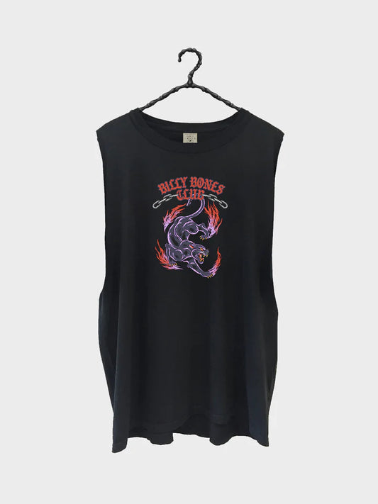 BILLY BONES // Panther TANK VINTAGE BLACK