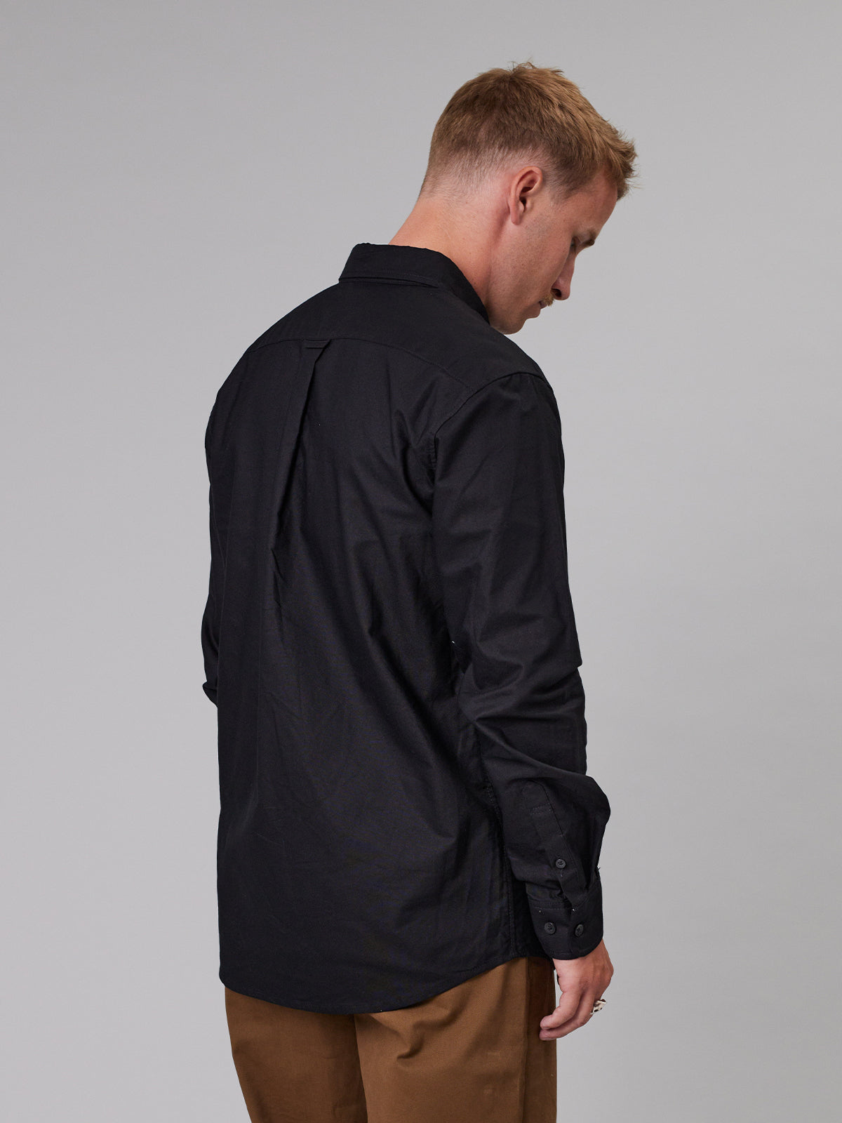 JAF // Stamp Work Shirt BLACK