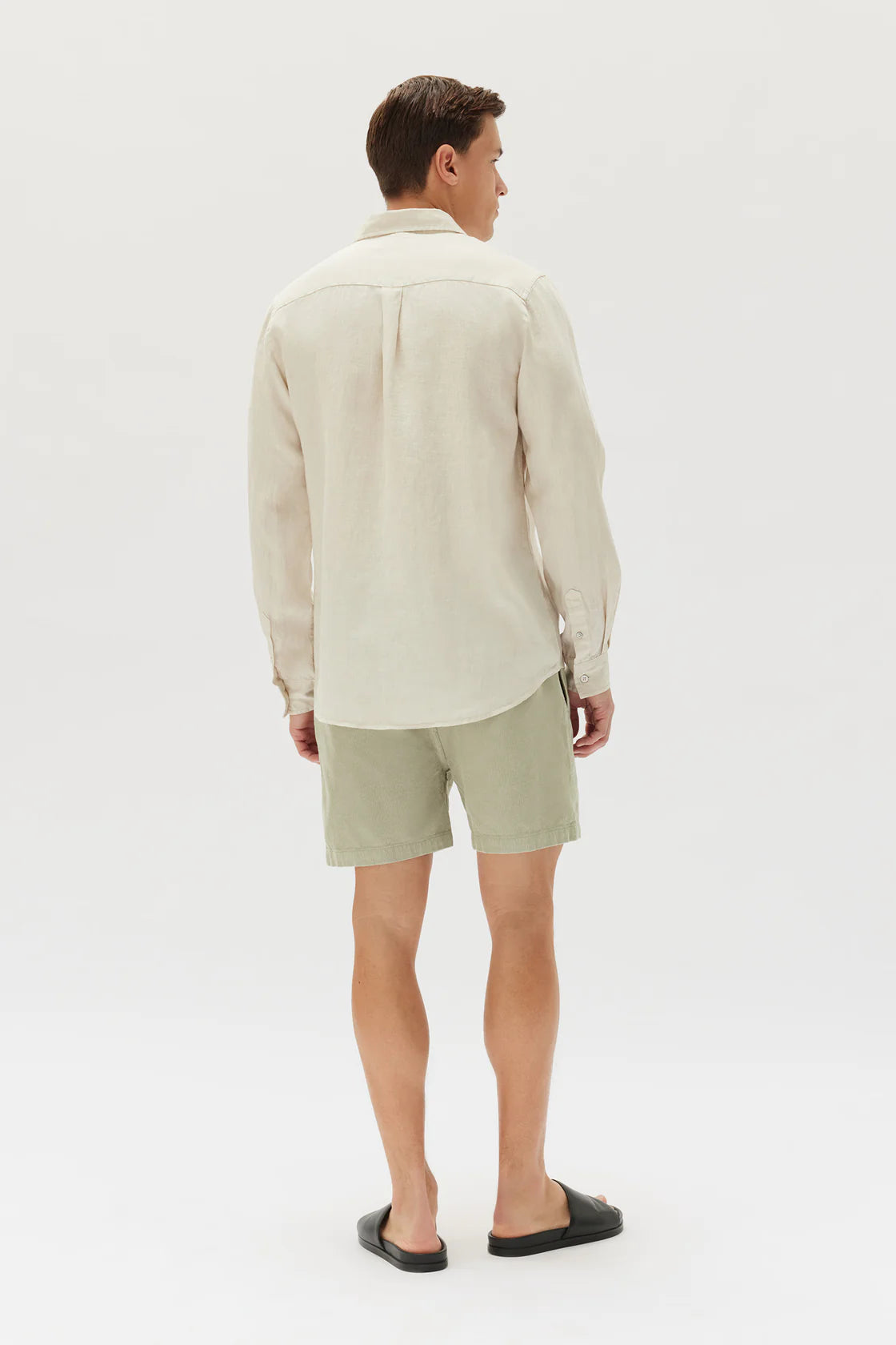 ASSEMBLY LABEL // Casual Long Sleeve Shirt STONE