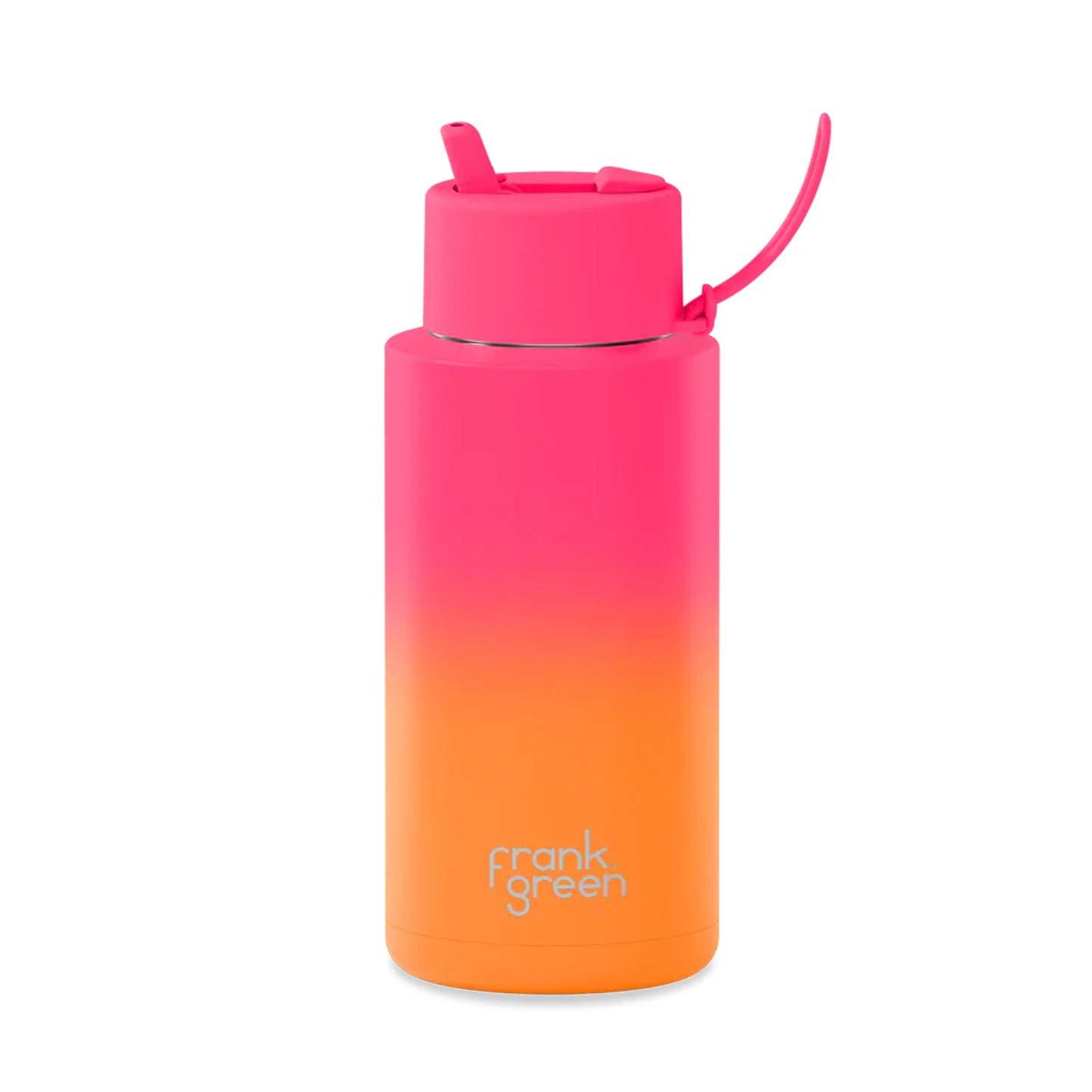 FRANK GREEN // 34oz Flip Straw Bottle SUMMER SUNSET