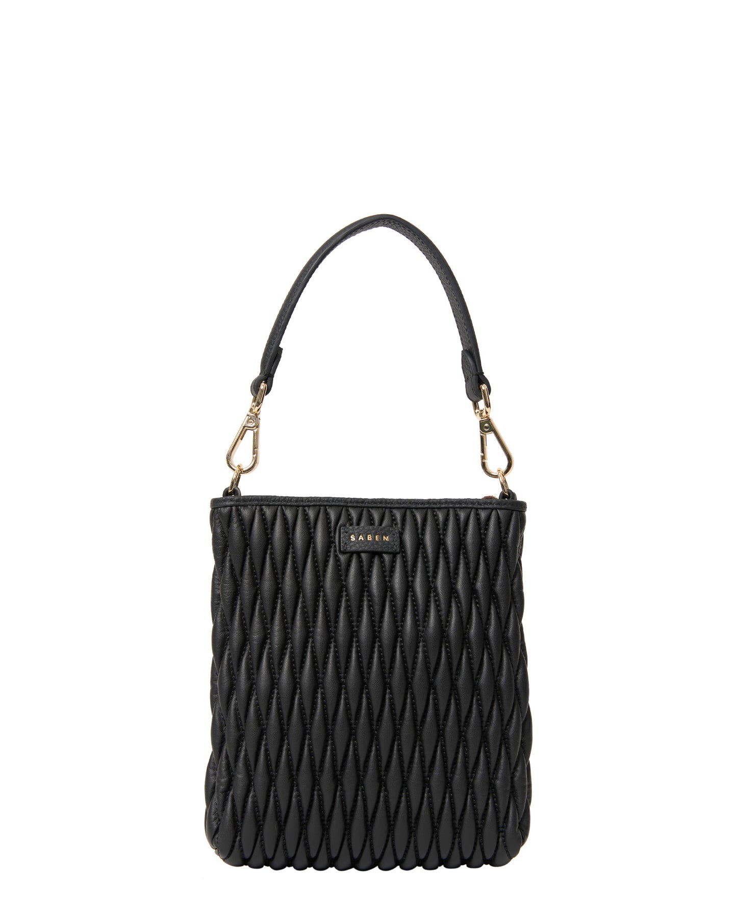 SABEN // Coco Mini Bag BLACK DIAMOND QUILT