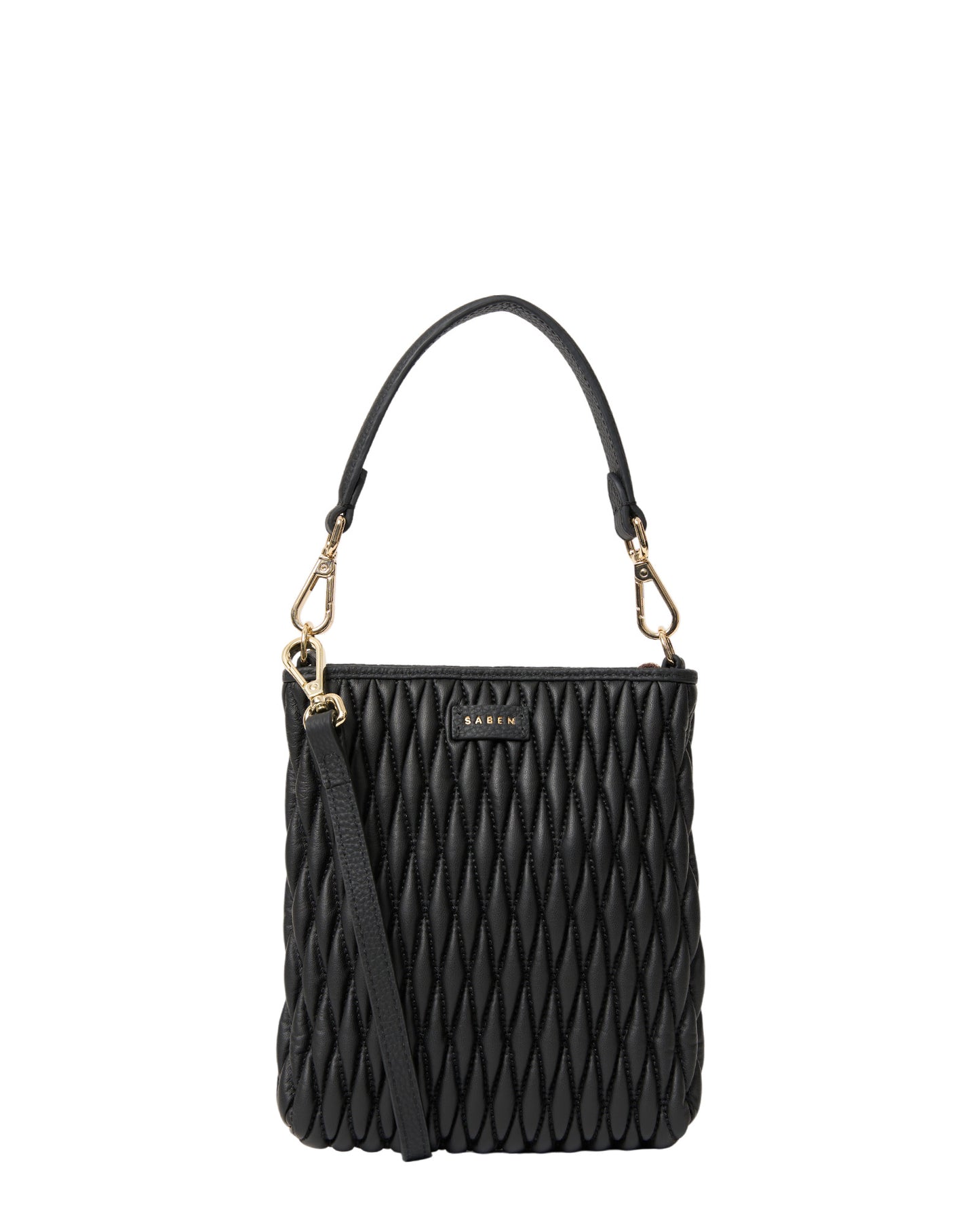 SABEN // Coco Mini Bag BLACK DIAMOND QUILT