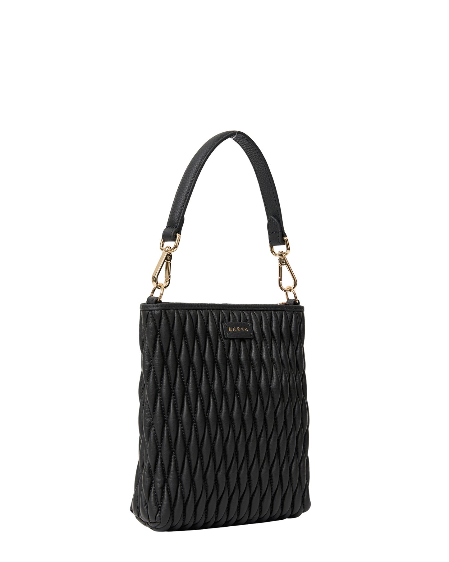 SABEN // Coco Mini Bag BLACK DIAMOND QUILT