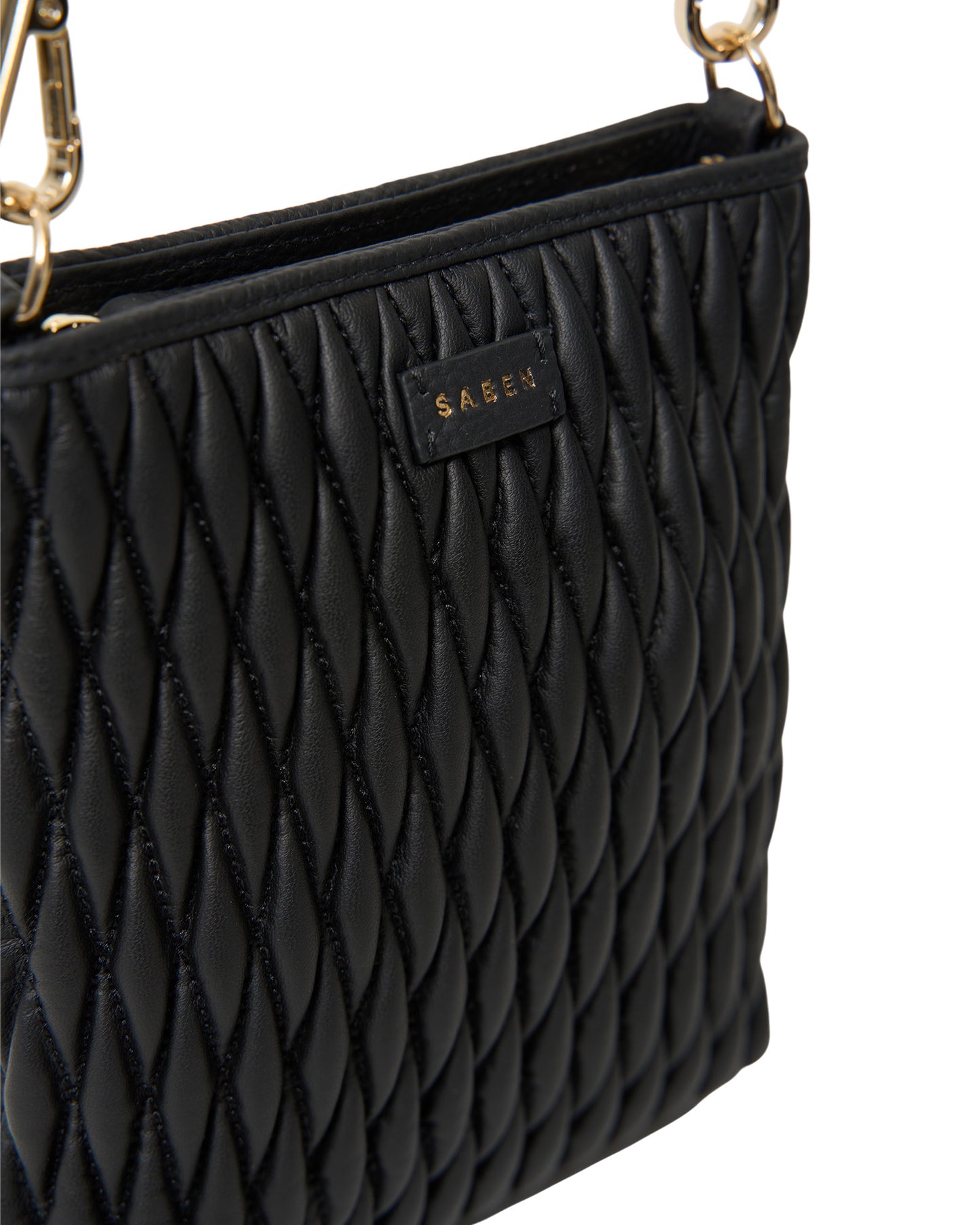 SABEN // Coco Mini Bag BLACK DIAMOND QUILT