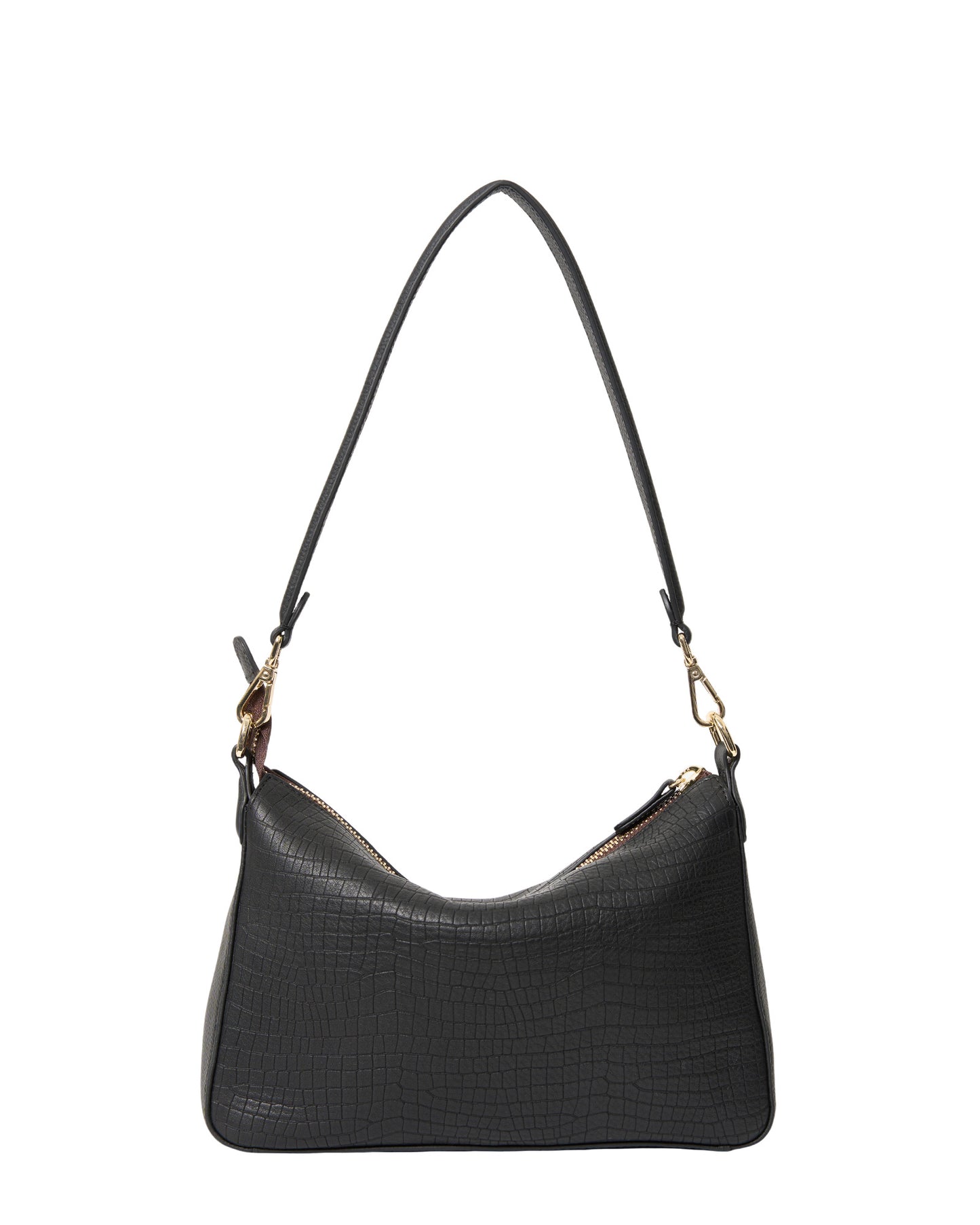 SABEN // Dane Shoulder Bag BLACK LUXE EMBOSS