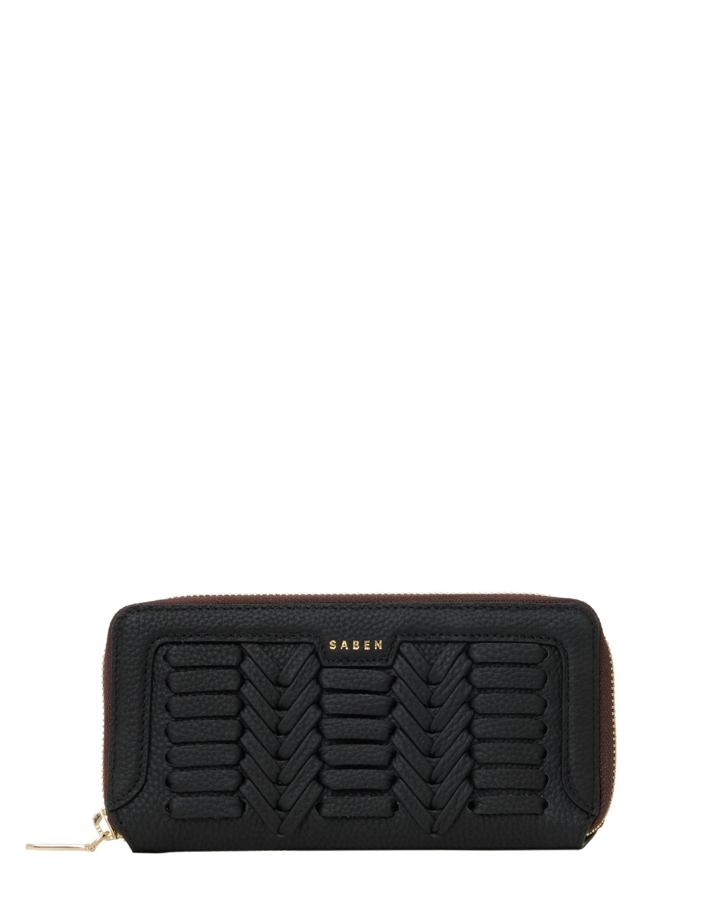 SABEN // Lyric Wallet BLACK MACRO WEAVE