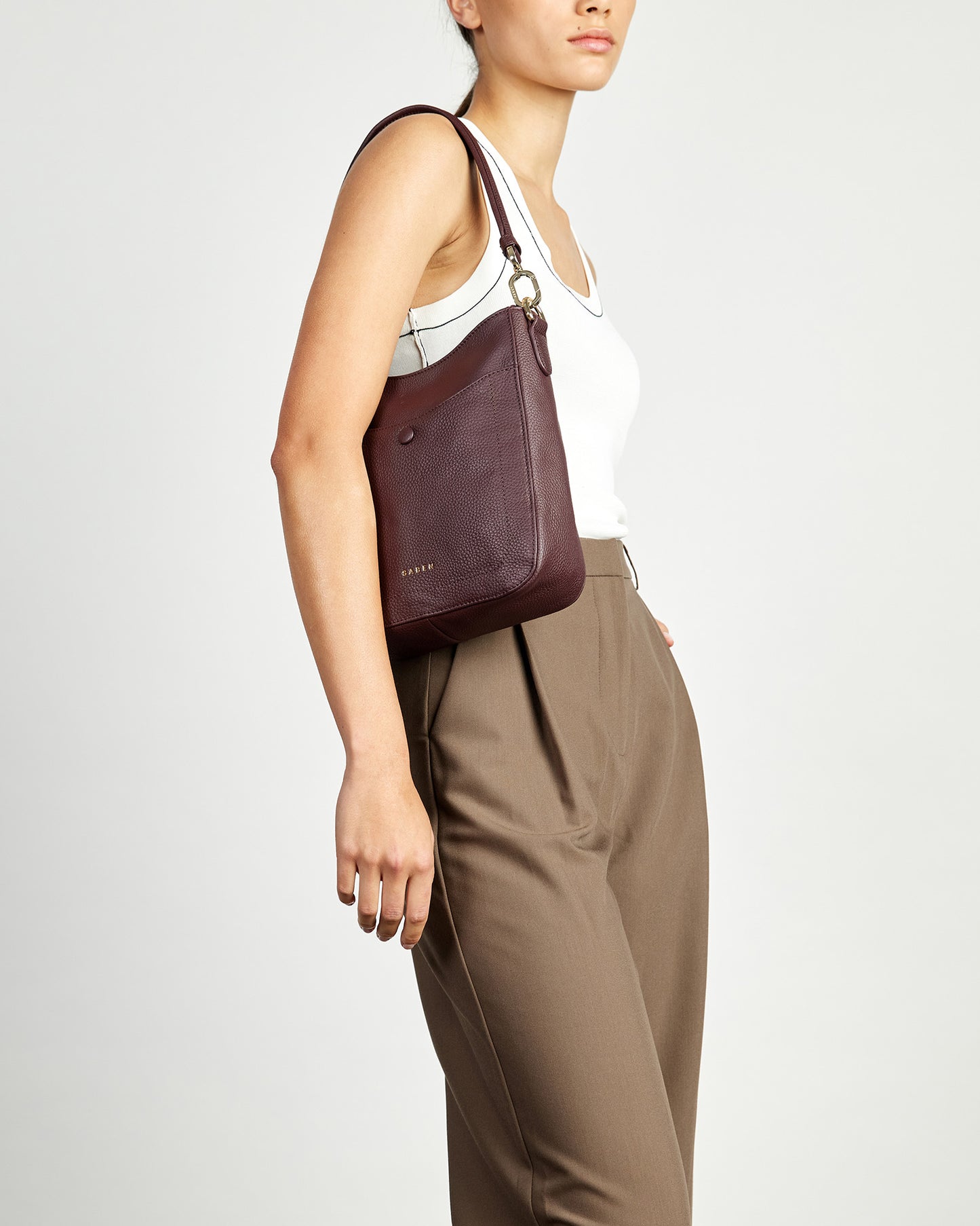 SABEN // Rosie Shoulder Bag MERLOT