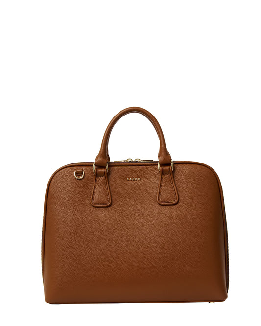 SABEN // Parker Briefcase TAN