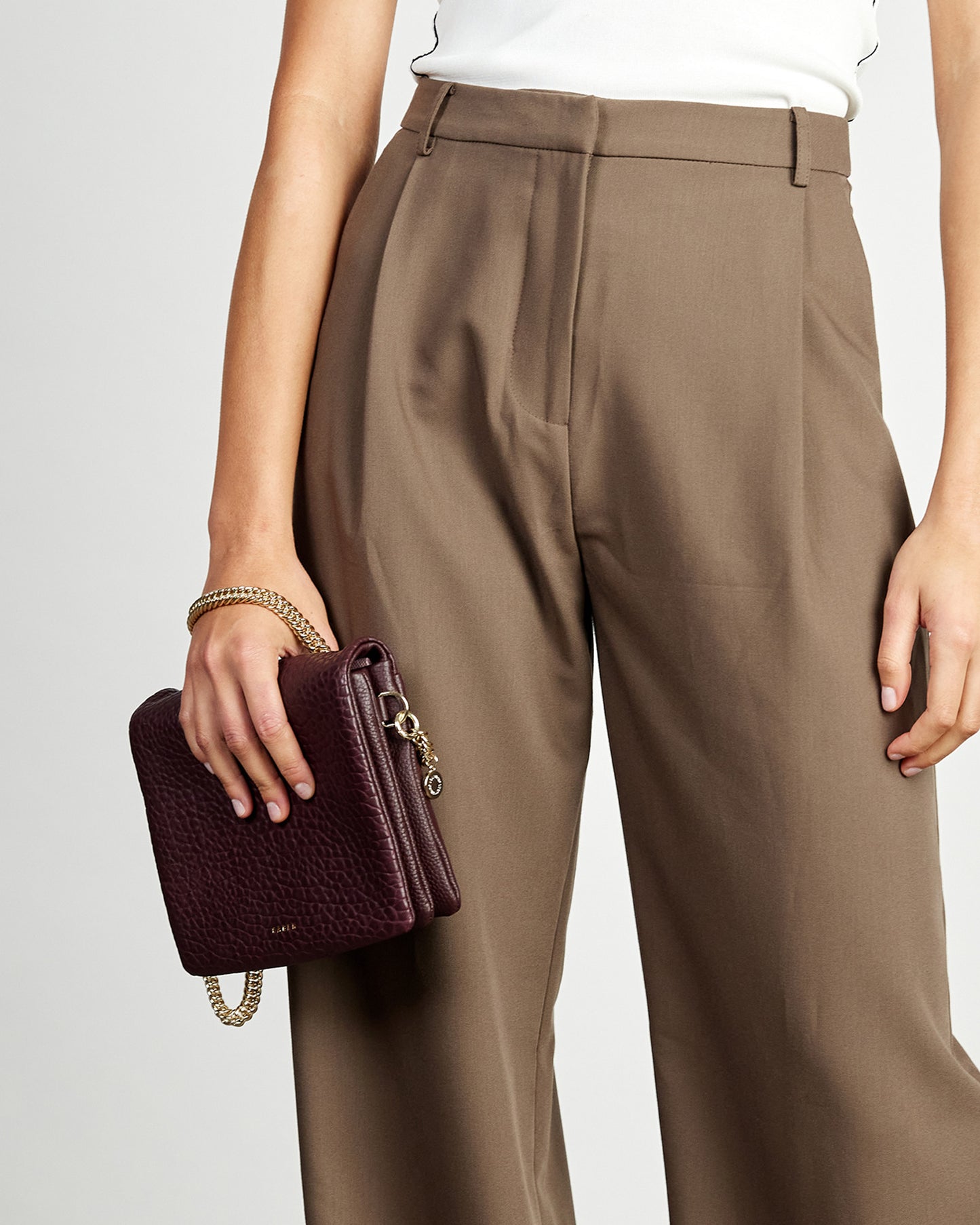 SABEN // Fox Crossbody MERLOT BUBBLE