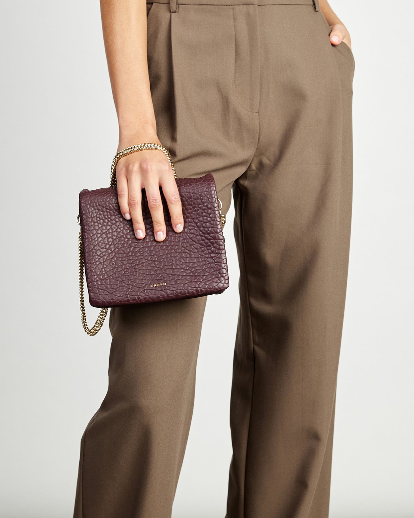 SABEN // Fox Crossbody MERLOT BUBBLE