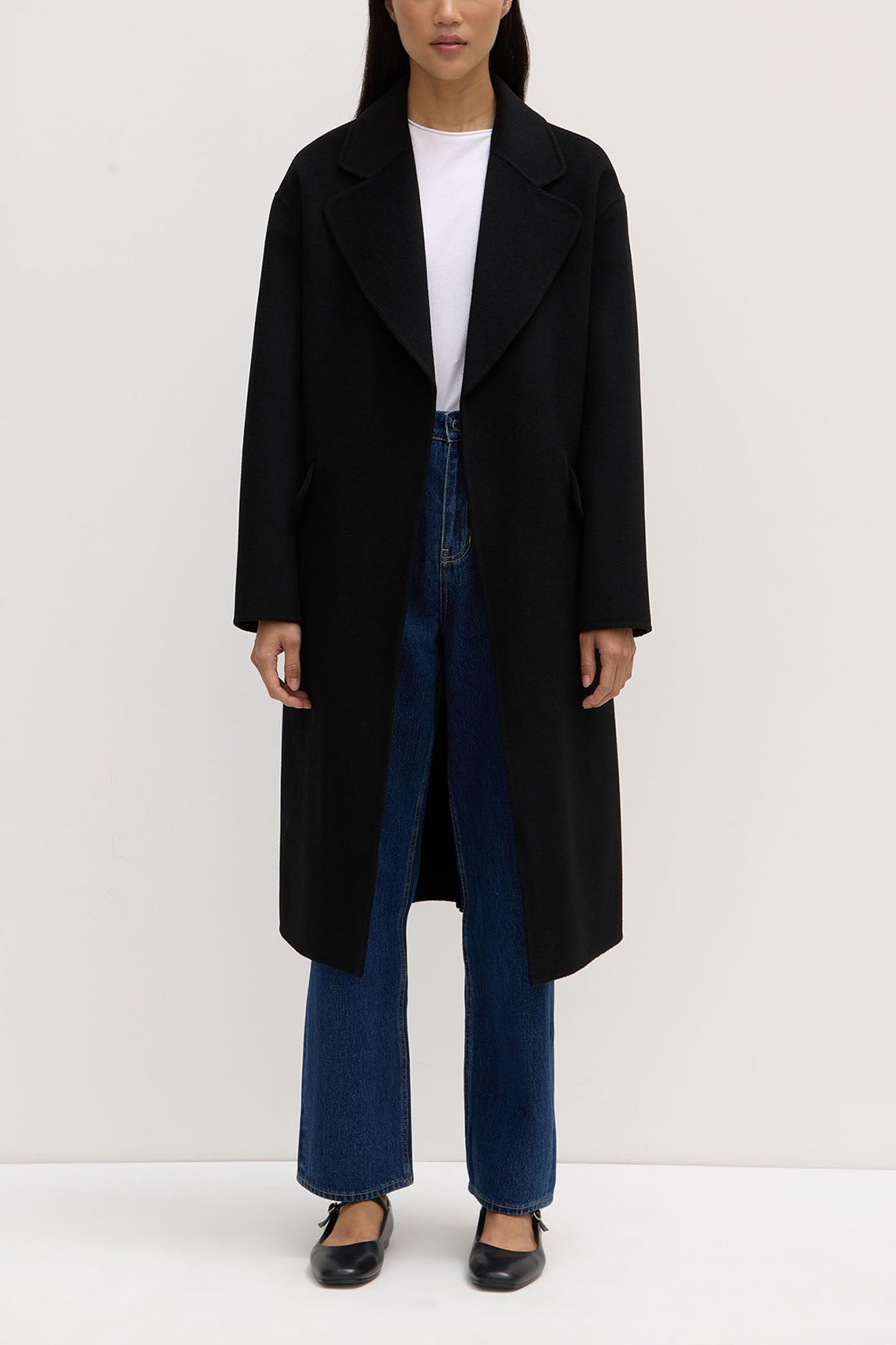 ASSEMBLY LABEL // Sadie Wool Coat BLACK