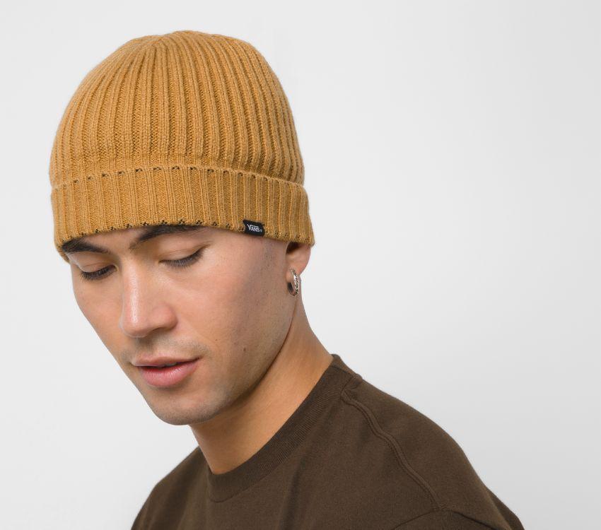 VANS // Shallow Cuff Beanie BONE BROWN