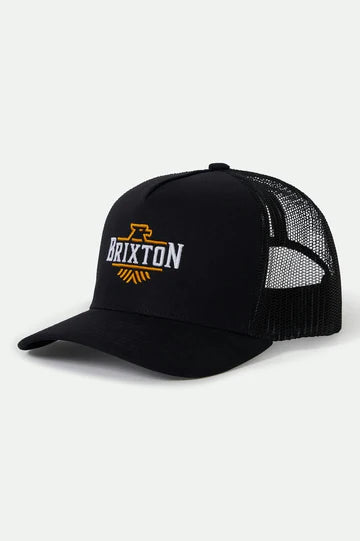 BRIXTON // SKYWIND C NP MP Trucker Hat BLACK/BLACK