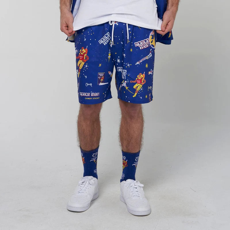 CRATE // Spaceman Candy Swim Short BLUE