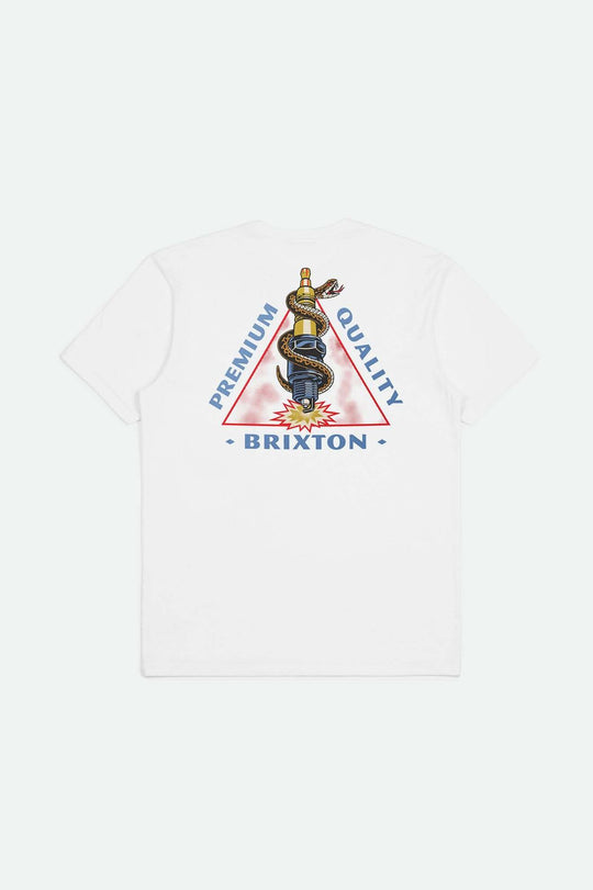 BRIXTON // Sparky SS Tee WHITE