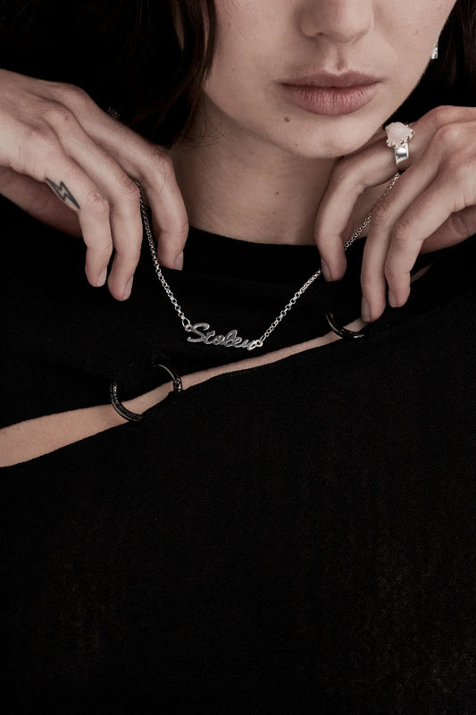 SGC // Stolen Script Necklace