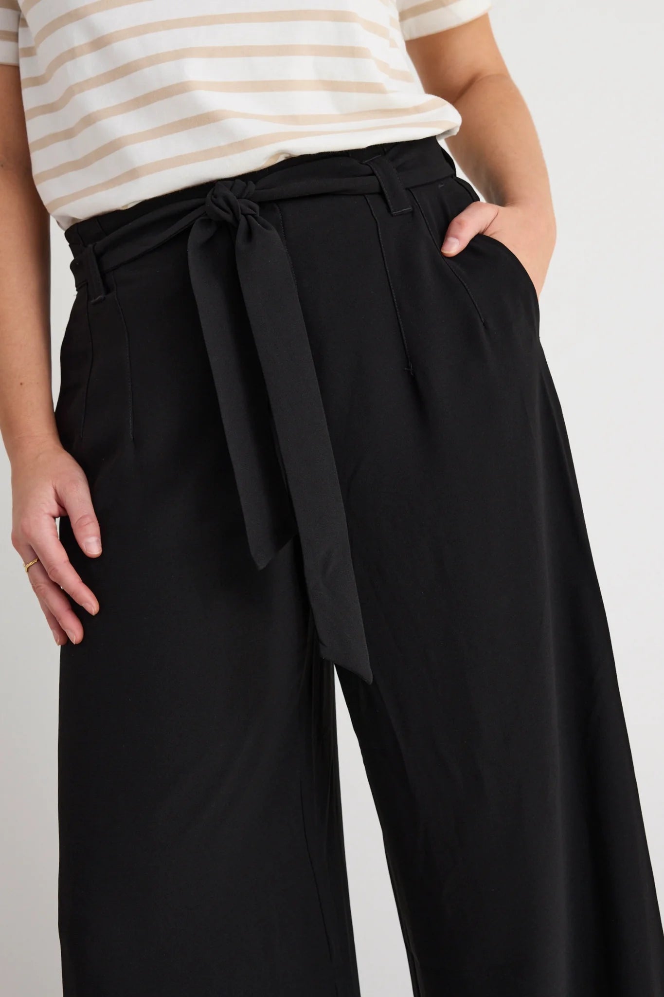 STORIES BE TOLD // Sydney Wide Leg Pant BLACK