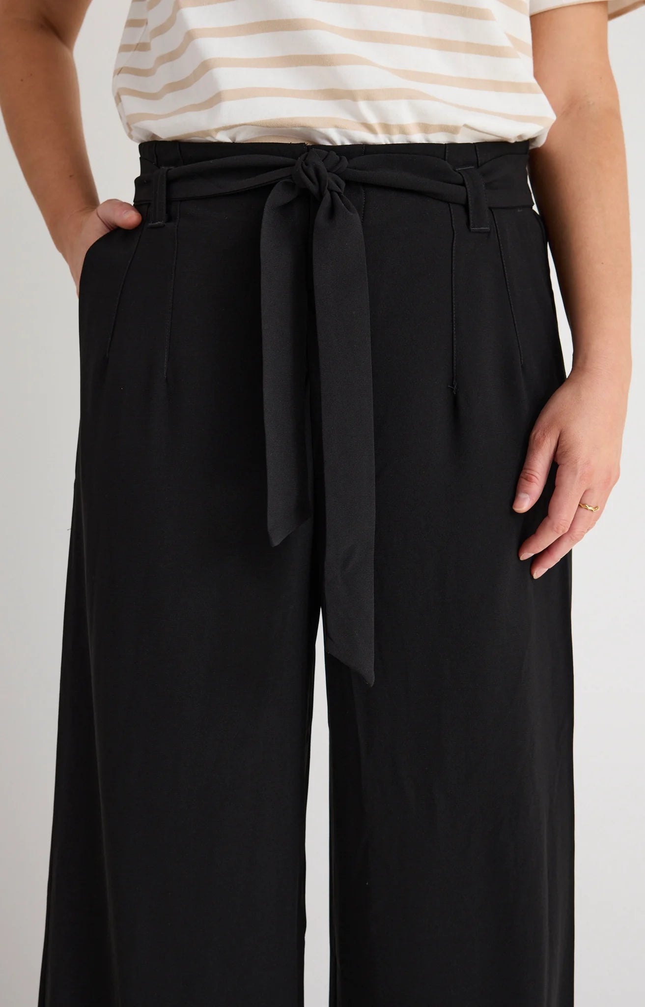 STORIES BE TOLD // Sydney Wide Leg Pant BLACK