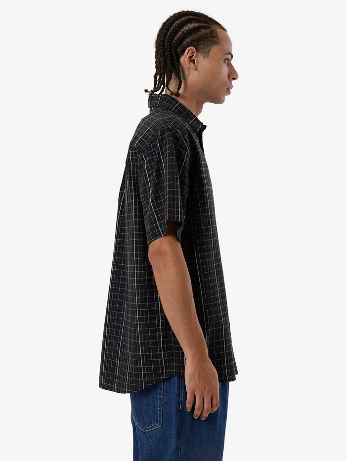 THRILLS // Lockstar Short Sleeve Shirt BLACK