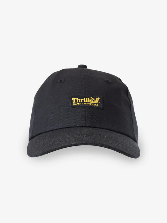 THRILLS // Thrills Union 6 Panel Cap BLACK HERRINGBONE