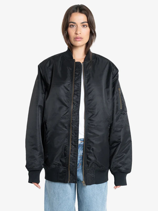 THRILLS // Union Oversized Bomber BLACK