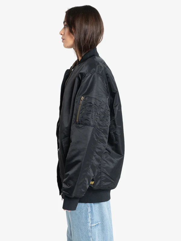 THRILLS // Union Oversized Bomber BLACK