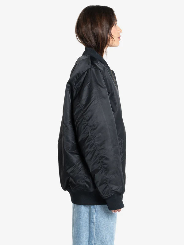 THRILLS // Union Oversized Bomber BLACK