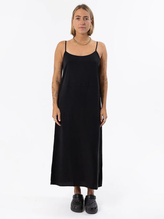 THRILLS // Breezy Slip Dress BLACK