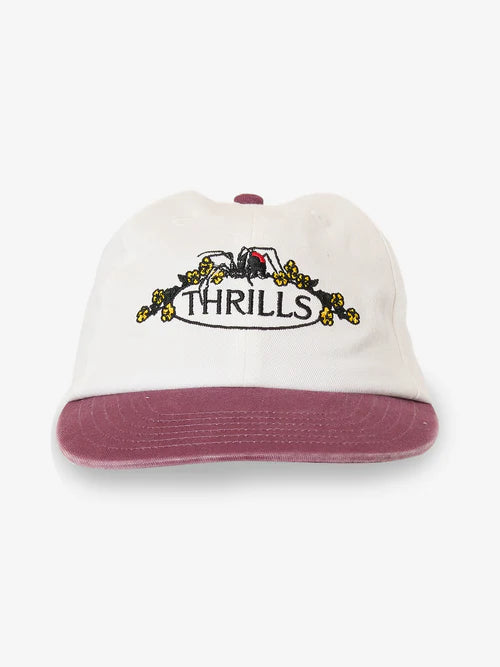 THRILLS // Deadly Garden 6 Panel Cap HERITAGE WHITE/HAWTHORN ROSE