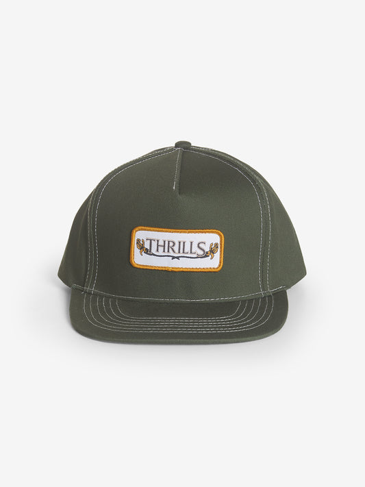 THRILLS // Flowershop 5 Panel Cap DEEP FOREST