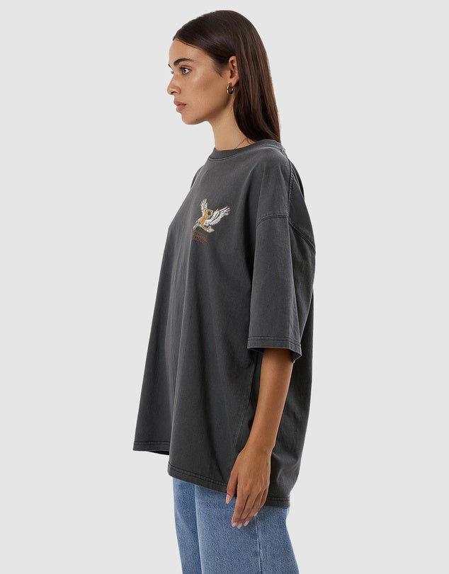 THRILLS // Target Eyes Oversized Tee BLACK