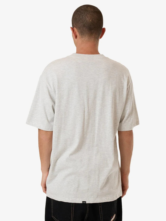 THRILLS // Union Oversize Fit Pocket Tee WHITE MARLE