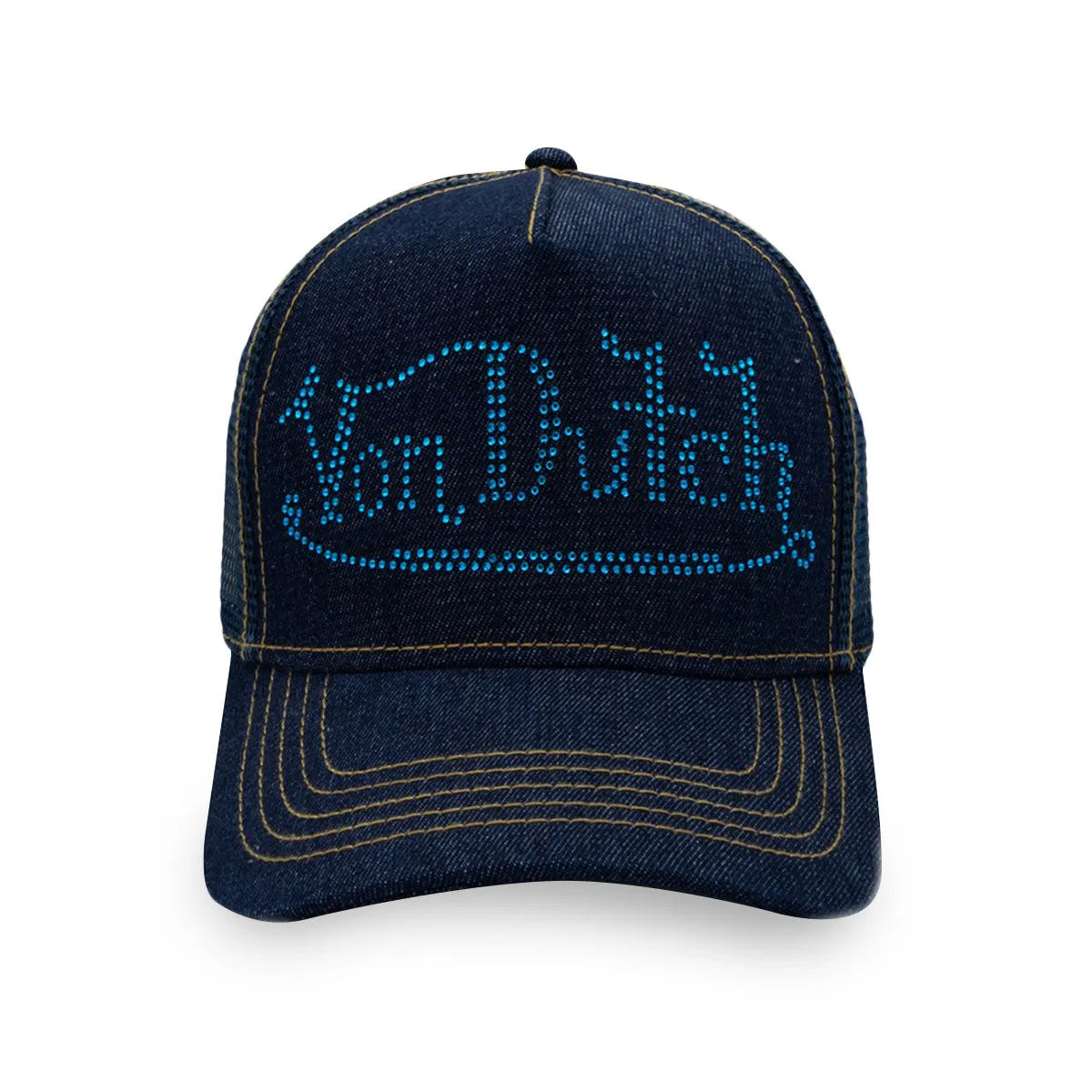 VON DUTCH //  Navy Stone Trucker DENIM