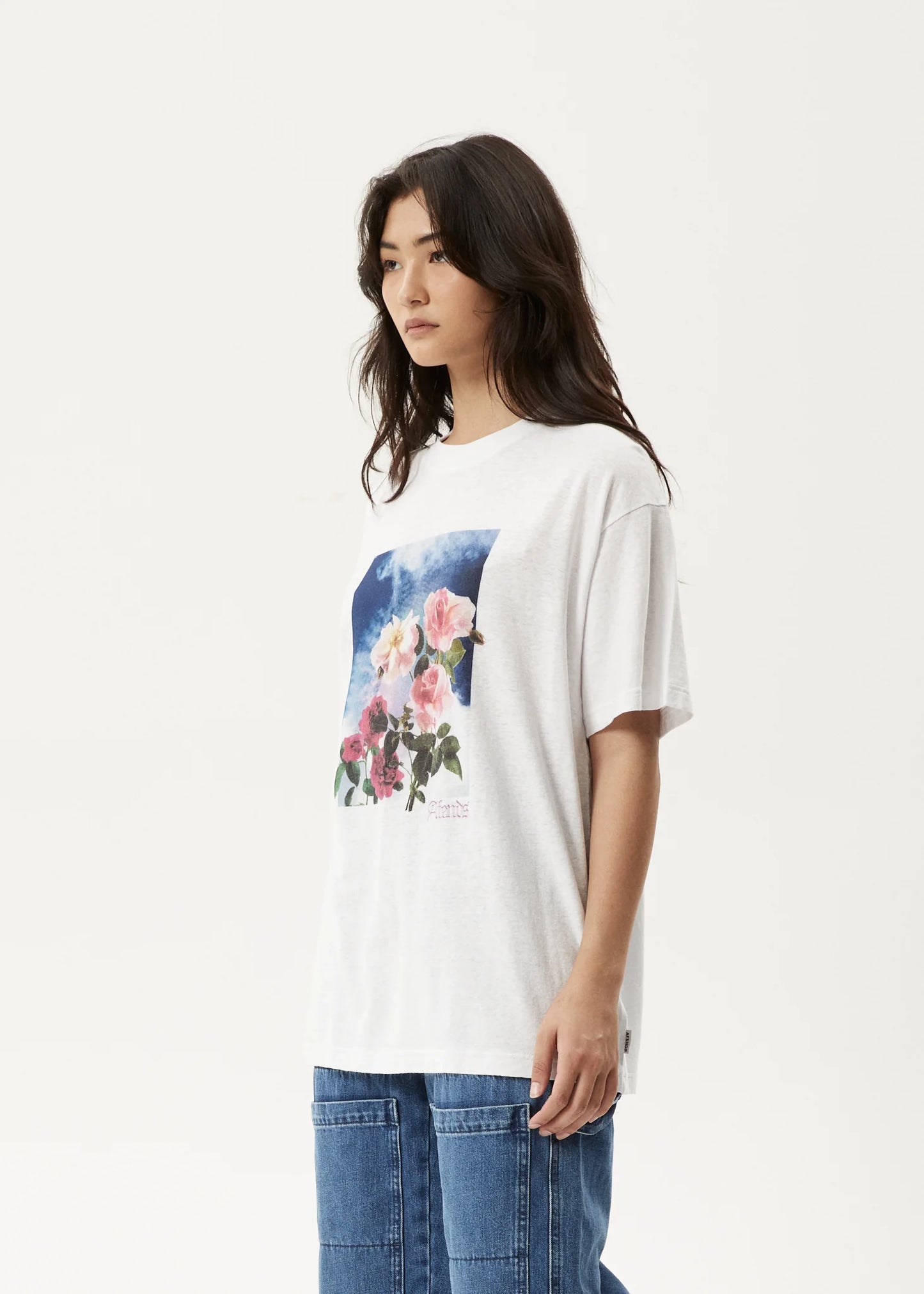 AFENDS // Nans House Oversized Tee WHITE