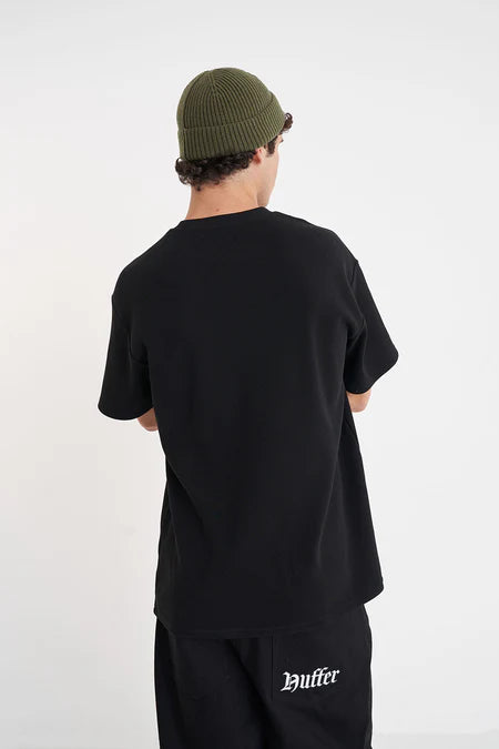 HUFFER // Waffle Sup Tee BLACK