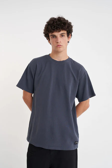 HUFFER // Waffle Sup Tee ASPHALT