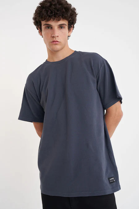 HUFFER // Waffle Sup Tee ASPHALT