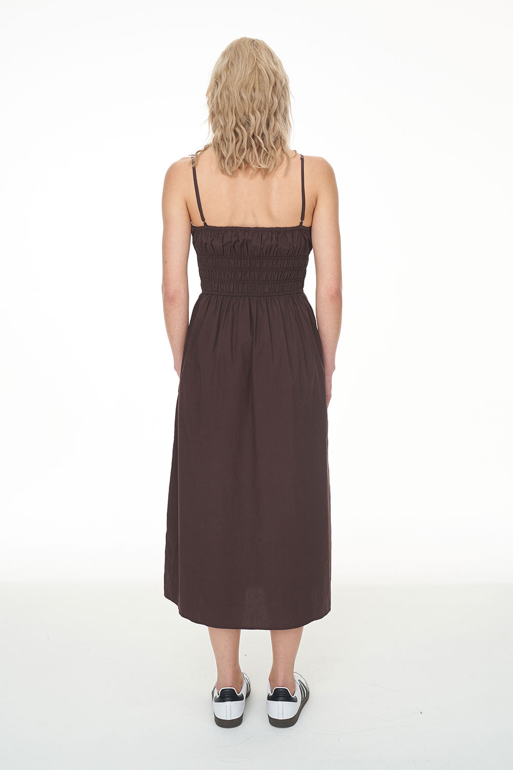 HUFFER // Cruise Eden Midi Dress CACAO