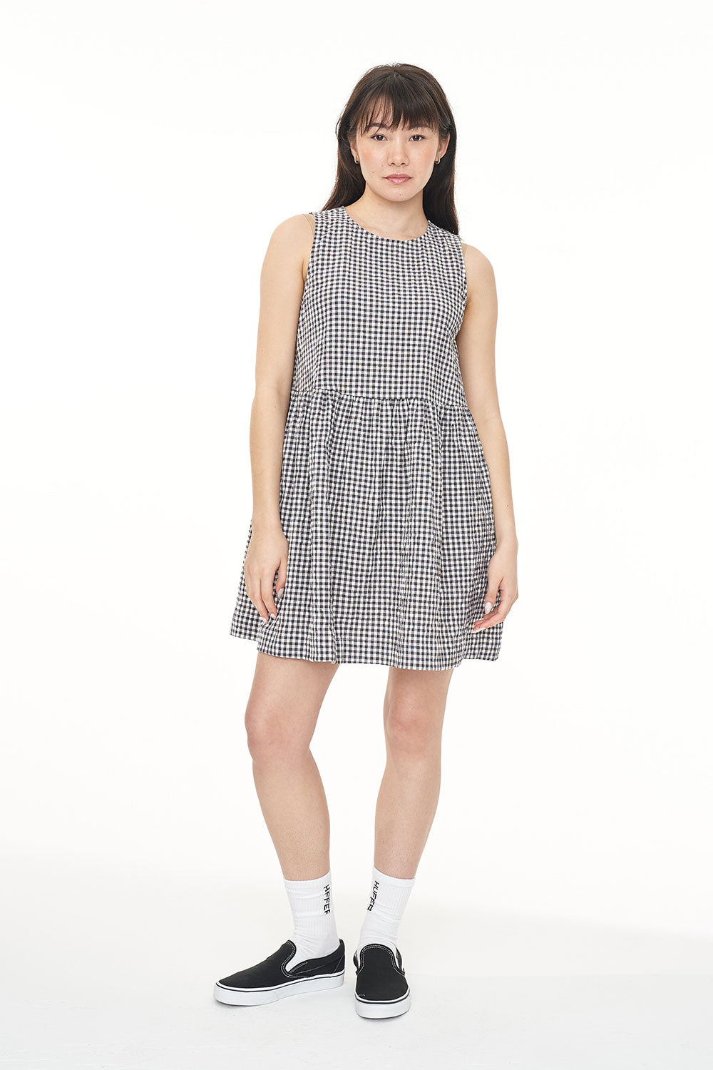 HUFFER // Catalina Jay Dress BLACK/IVORY