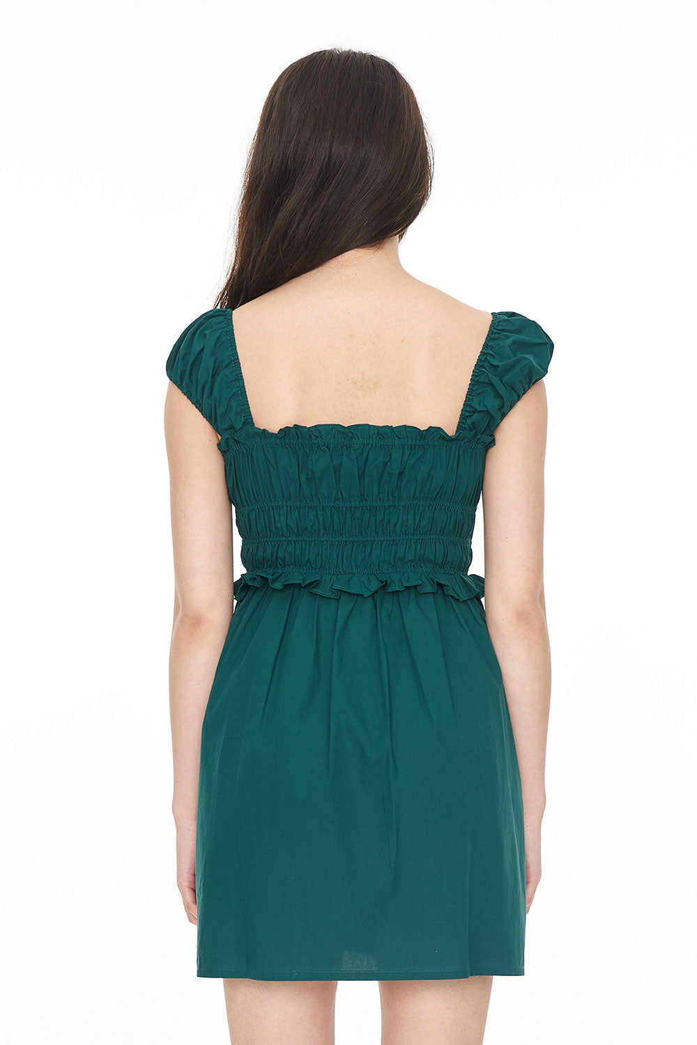 HUFFER // Isla Mini Dress JEWEL GREEN