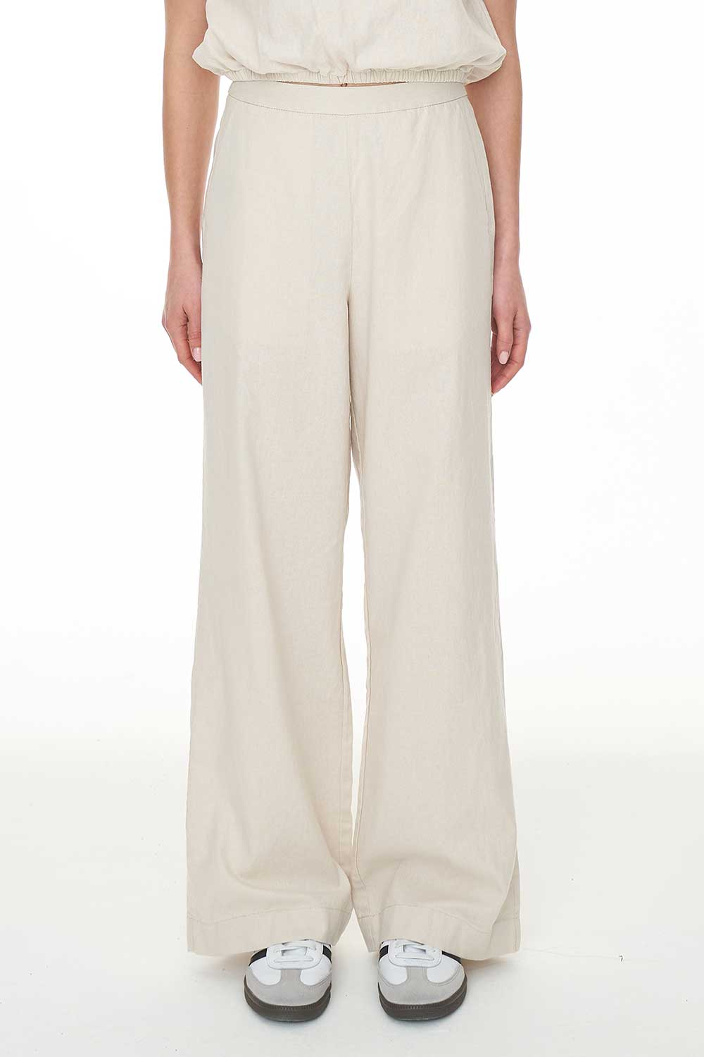 HUFFER // Lin-In Staple Pant NATURAL