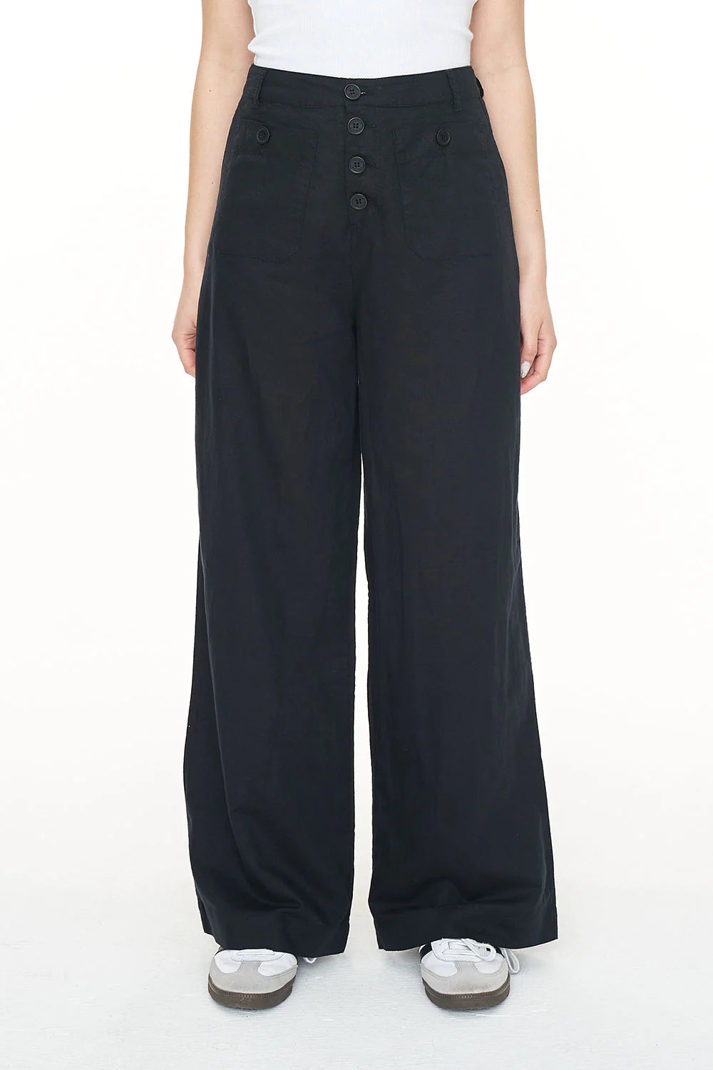 HUFFER // Lin-In Marine Pant BLACK