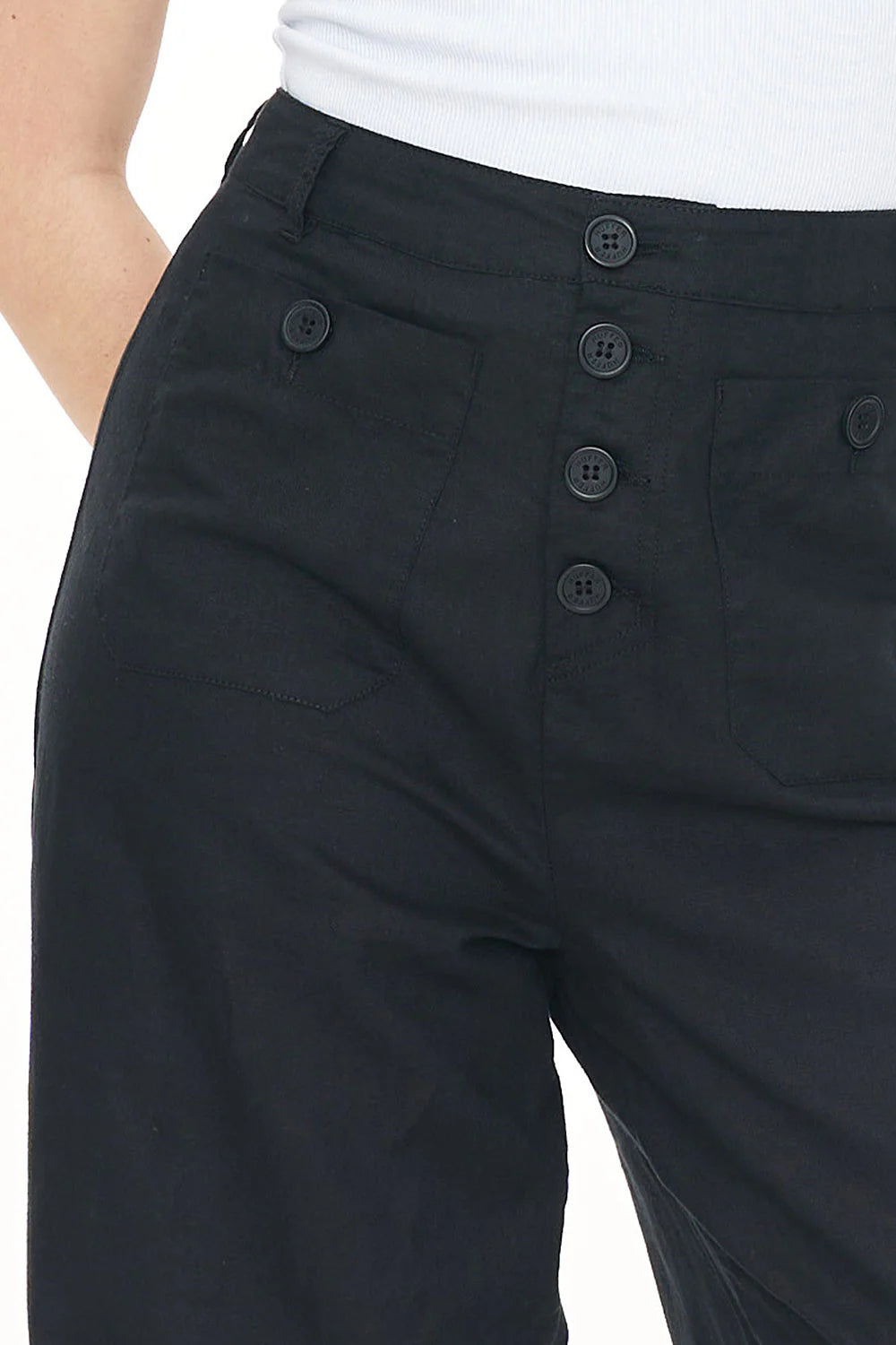 HUFFER // Lin-In Marine Pant BLACK