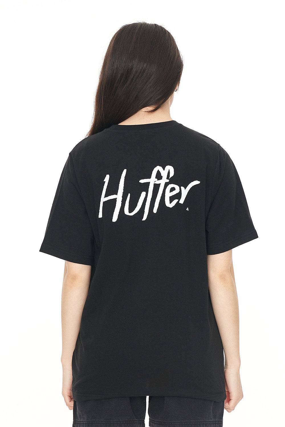 HUFFER // Relax Tee Scratch That BLACK