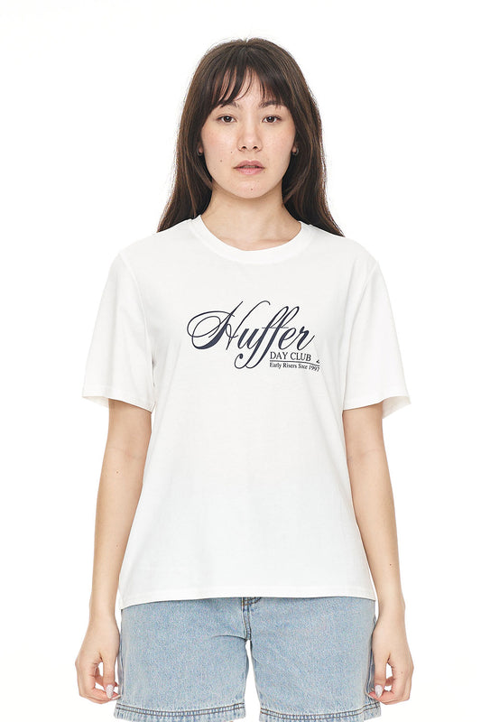 HUFFER // Classic Tee Early Riser CHALK