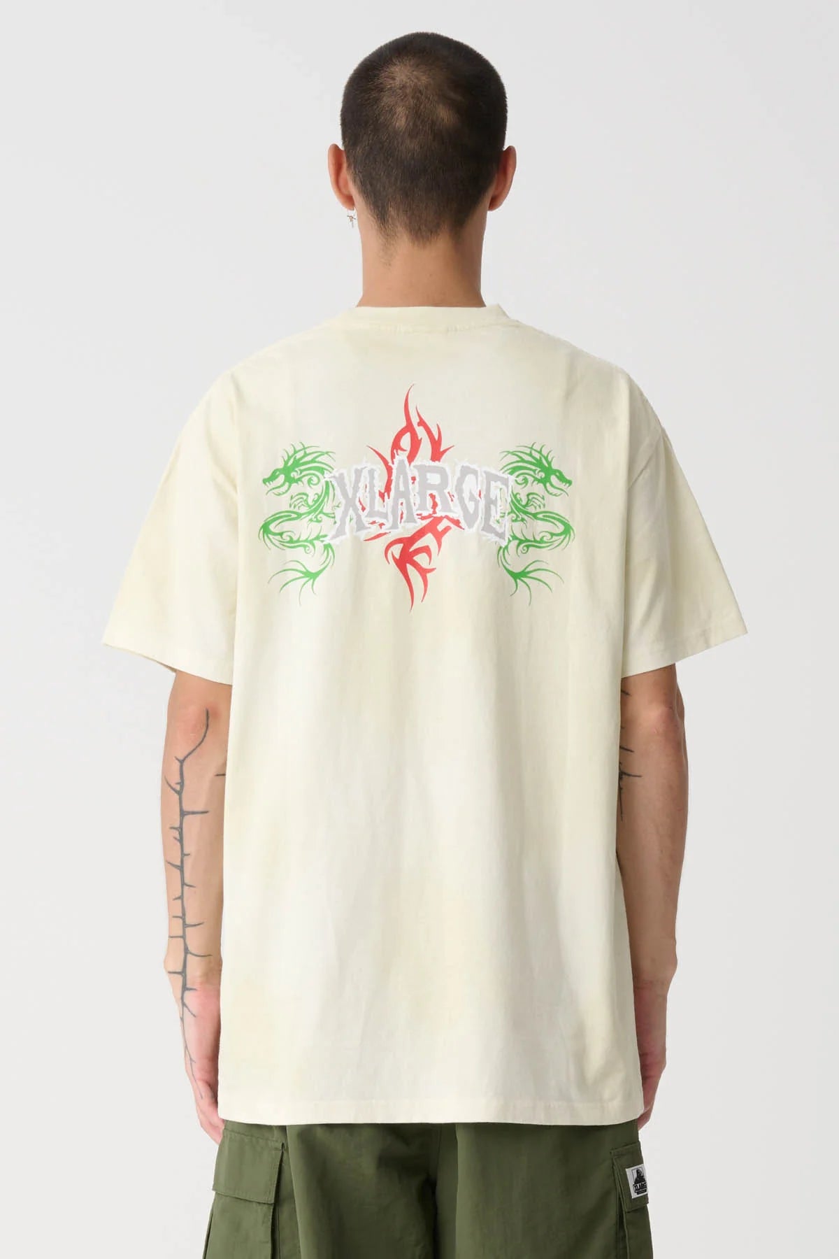 XLARGE // Dragons SS Tee VINTAGE WHITE