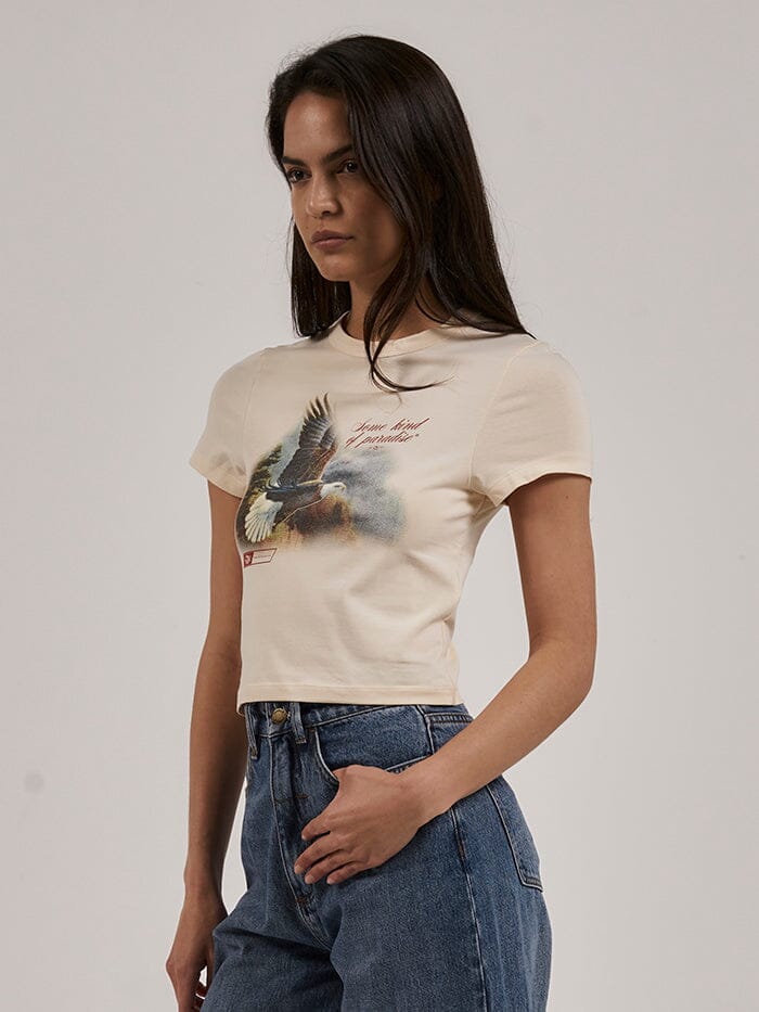 THRILLS // Beholder Y2K Tee COTTON CREAM