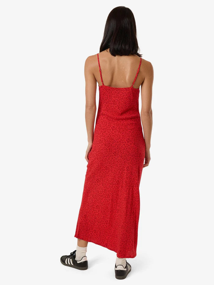 THRILLS // Zinnia Bias Dress FLAME RED