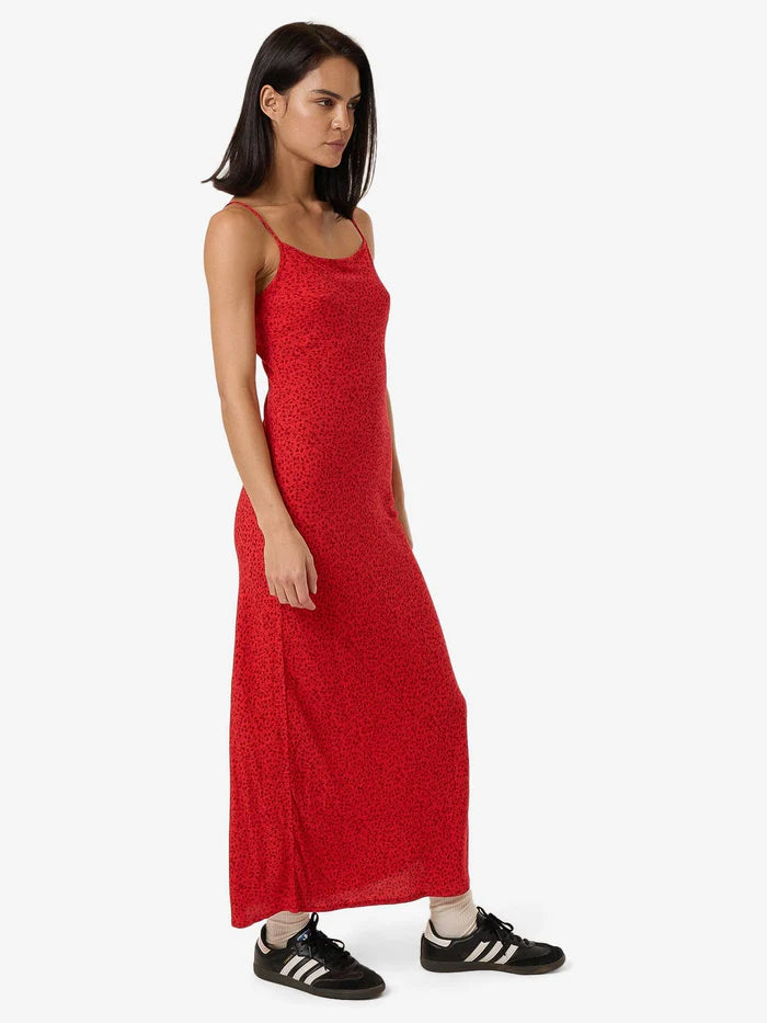 THRILLS // Zinnia Bias Dress FLAME RED