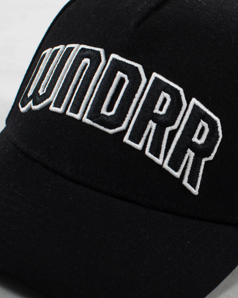 WNDRR // Arch High Rise Cap BLACK